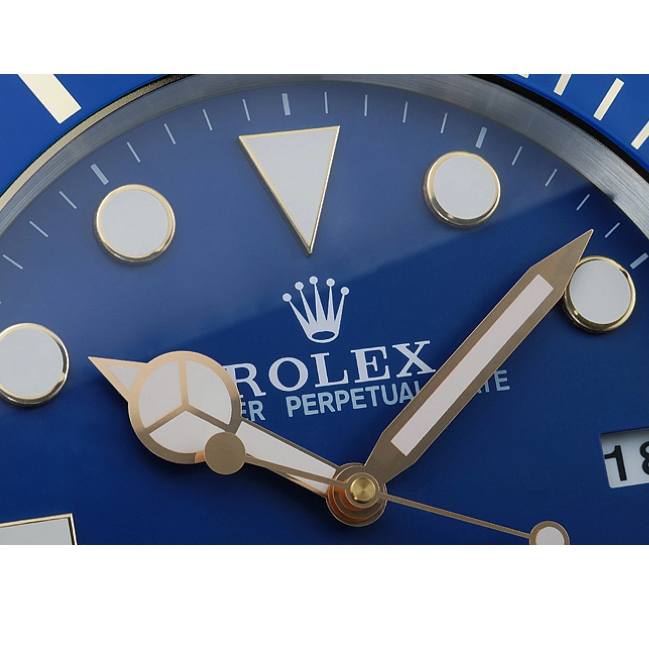 Best AAA Replica Sites Clock Blue Submariner Rolex Wall 622475 0630